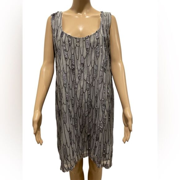 BB Dakota Other - BB Dakota  Roselynn Elegant Gray Sleeveless size L